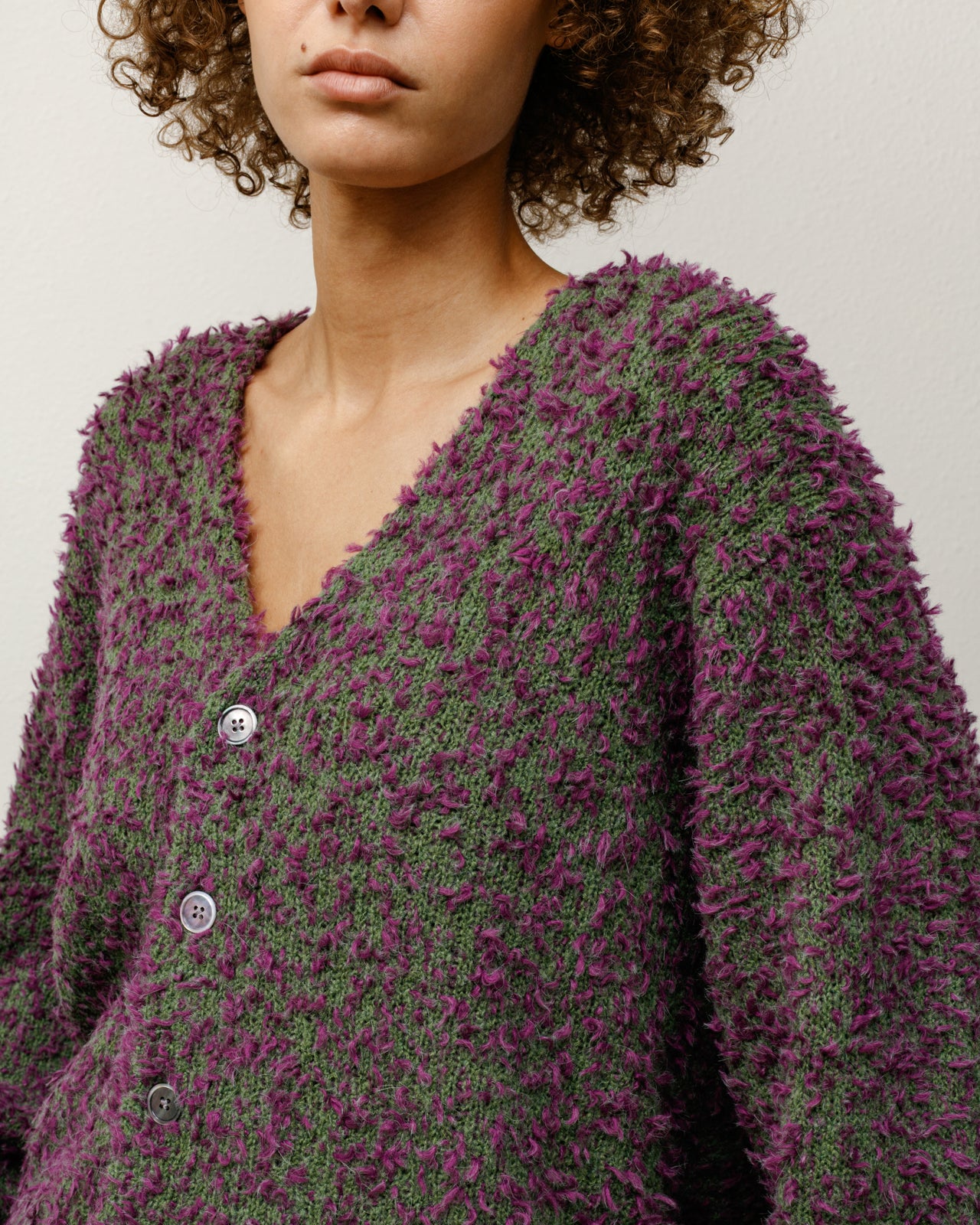 TEXTURED CARDIGAN - Image 4