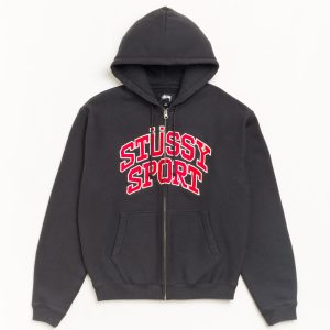 ST??SSY SPORT ZIP HOODIE
