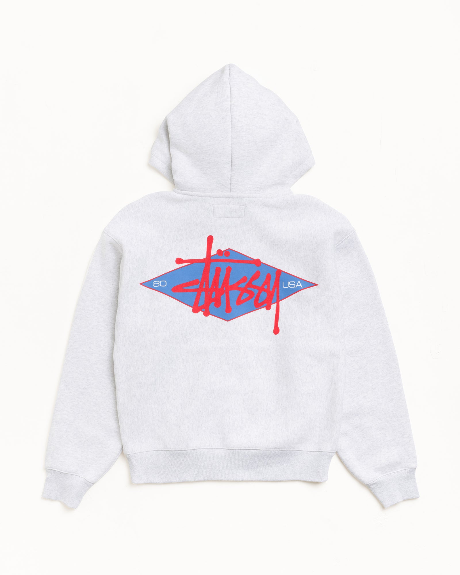BASIC DIAMOND ZIP HOODIE - Image 2