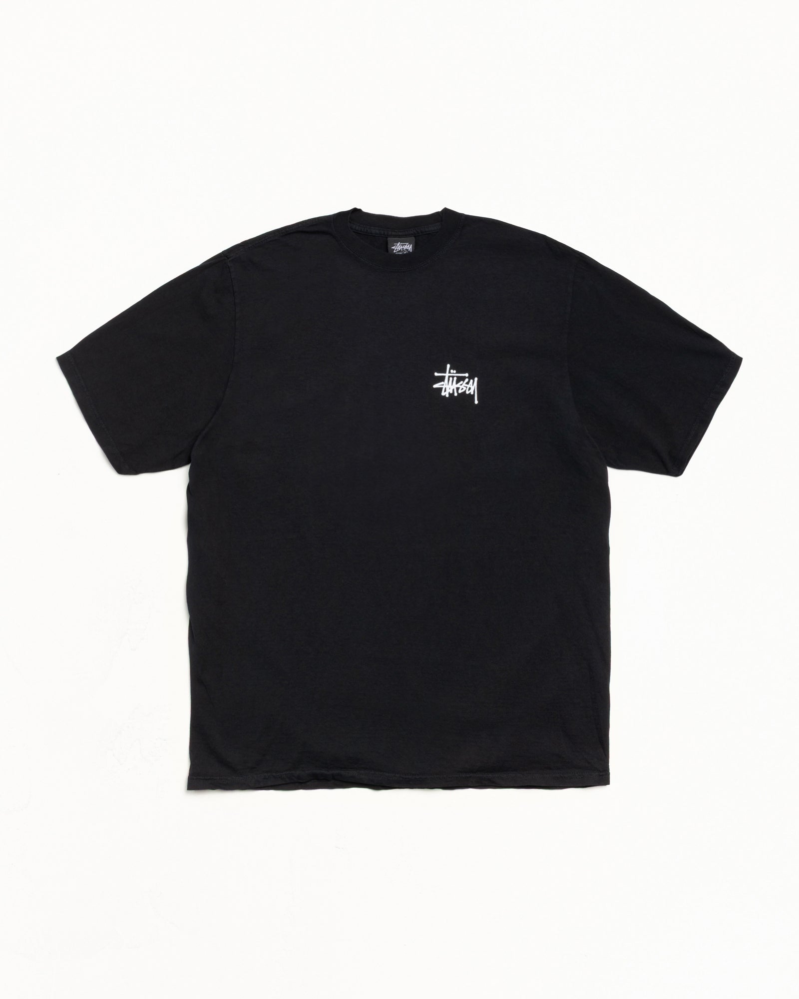 BASIC ST??SSY TEE PIGMENT DYED
