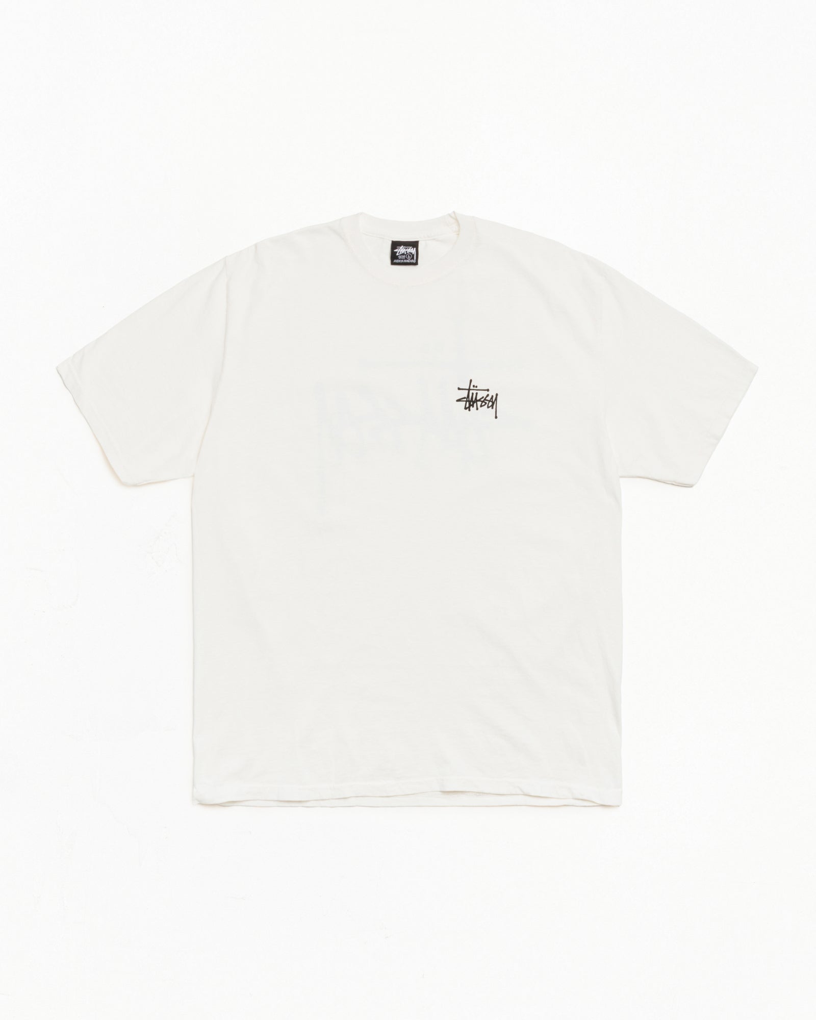 BASIC ST??SSY TEE PIGMENT DYED