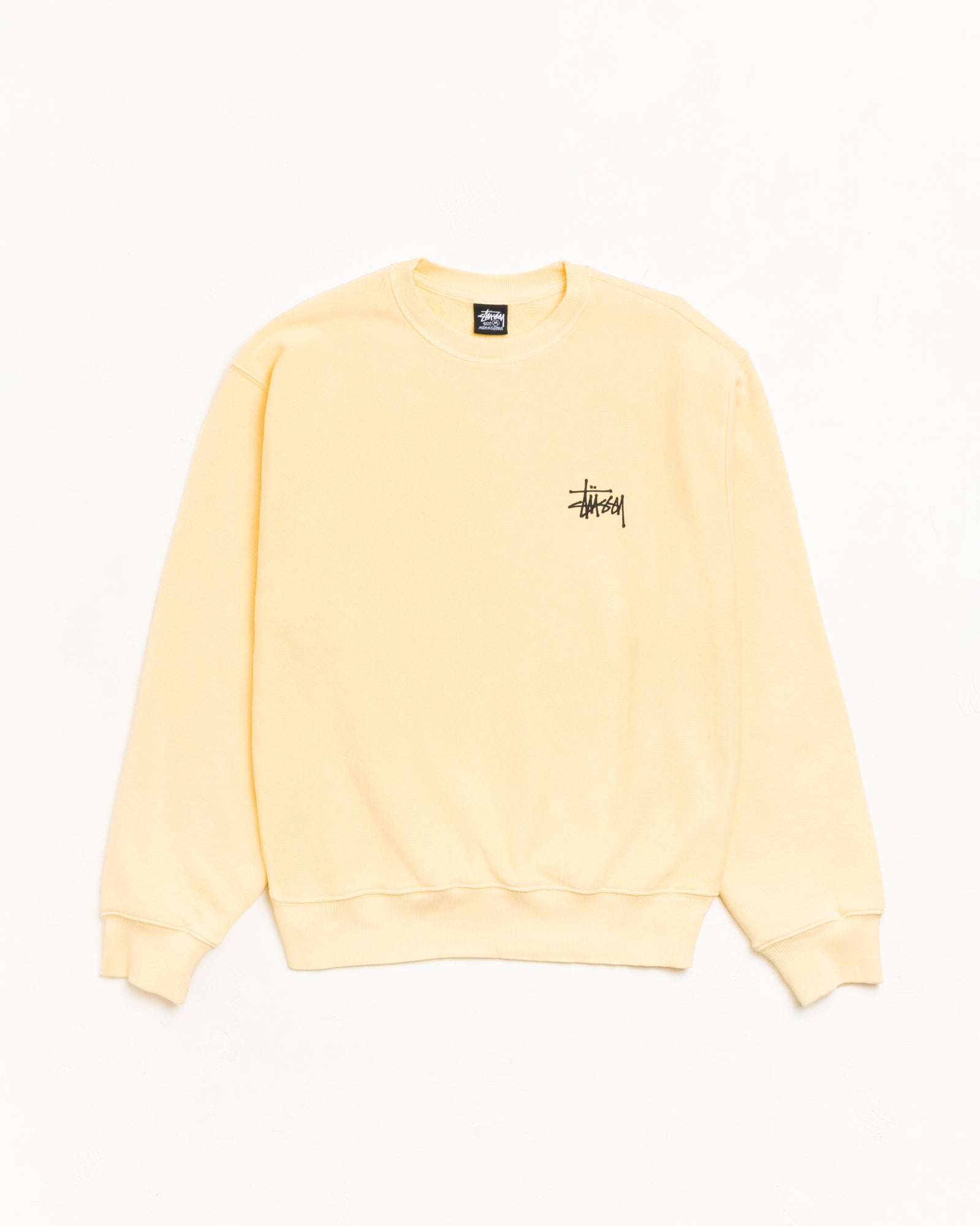 BASIC ST??SSY CREW GARMENT DYED