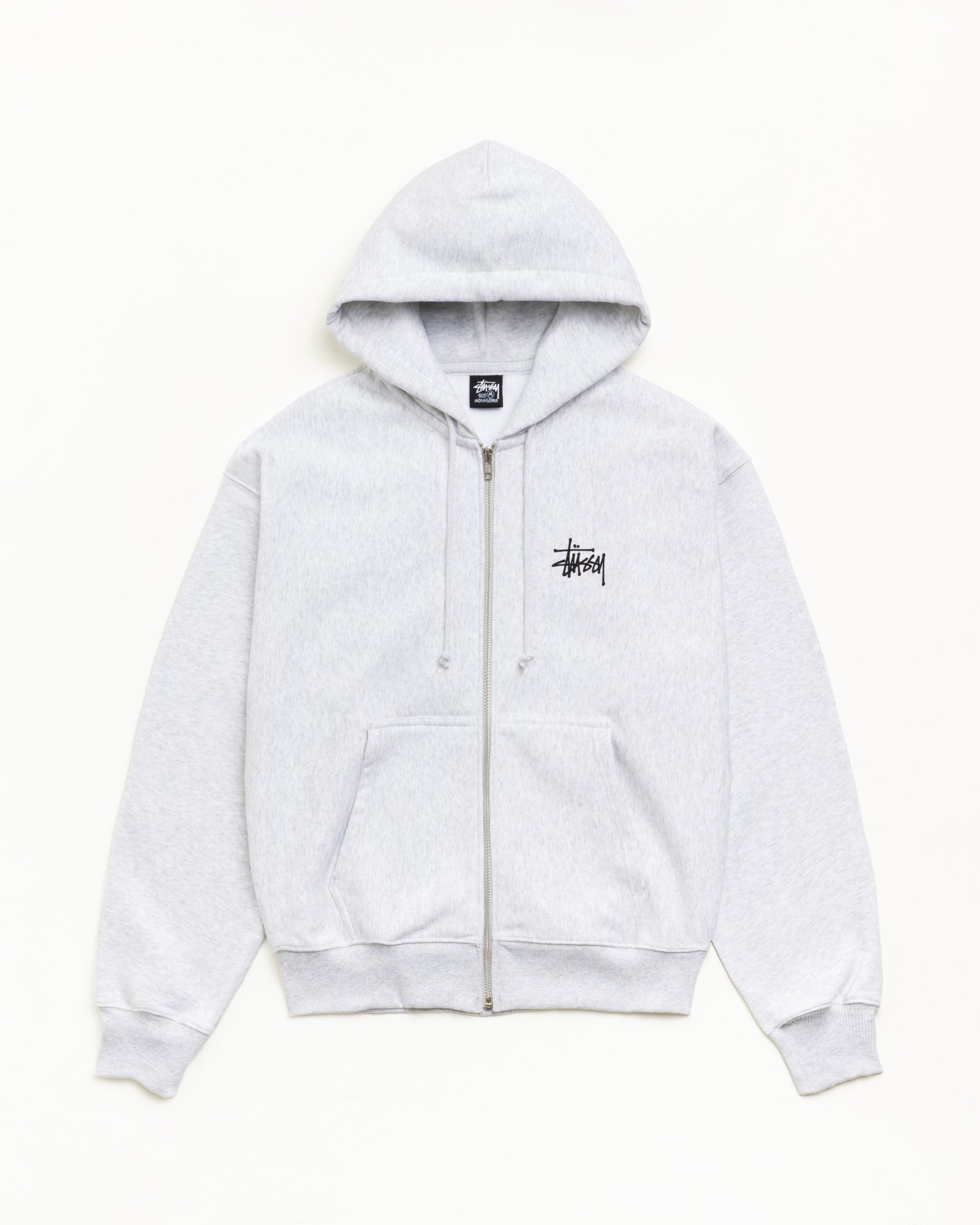 BASIC ST??SSY ZIP HOODIE