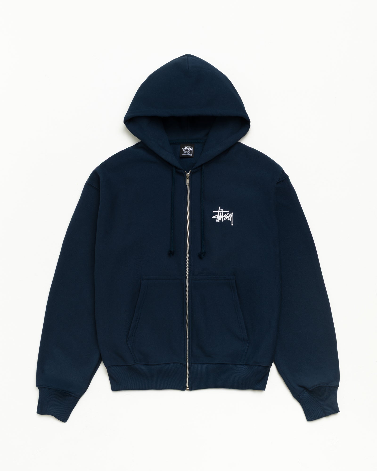 BASIC ST??SSY ZIP HOODIE