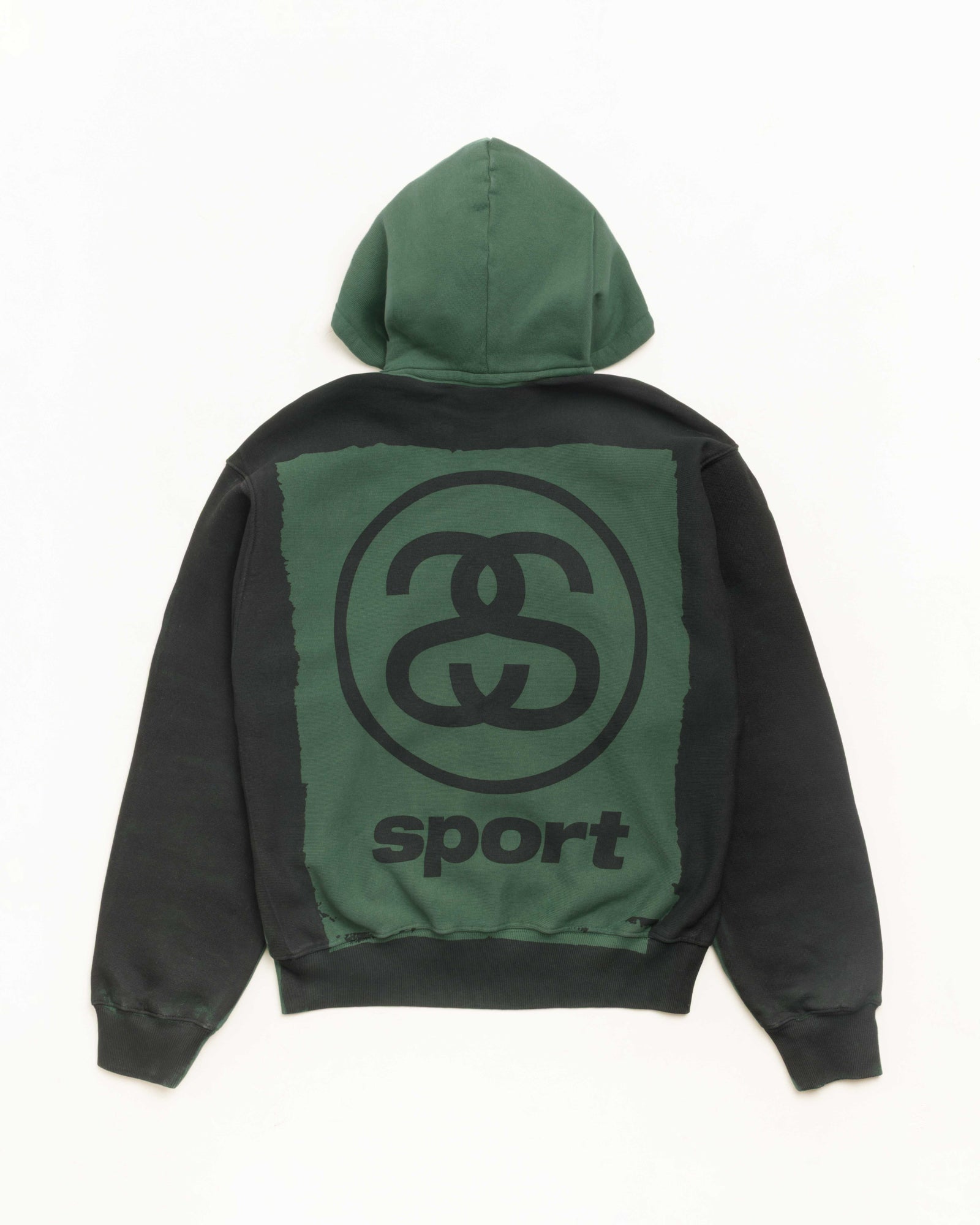 LINK SPORT ZIP HOODIE GARMENT DYED - Image 2