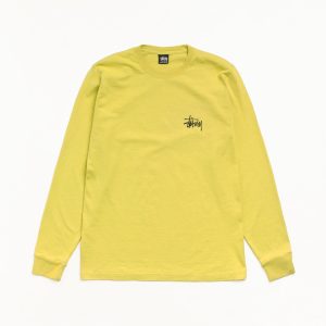 BASIC ST??SSY LS TEE PIGMENT DYED