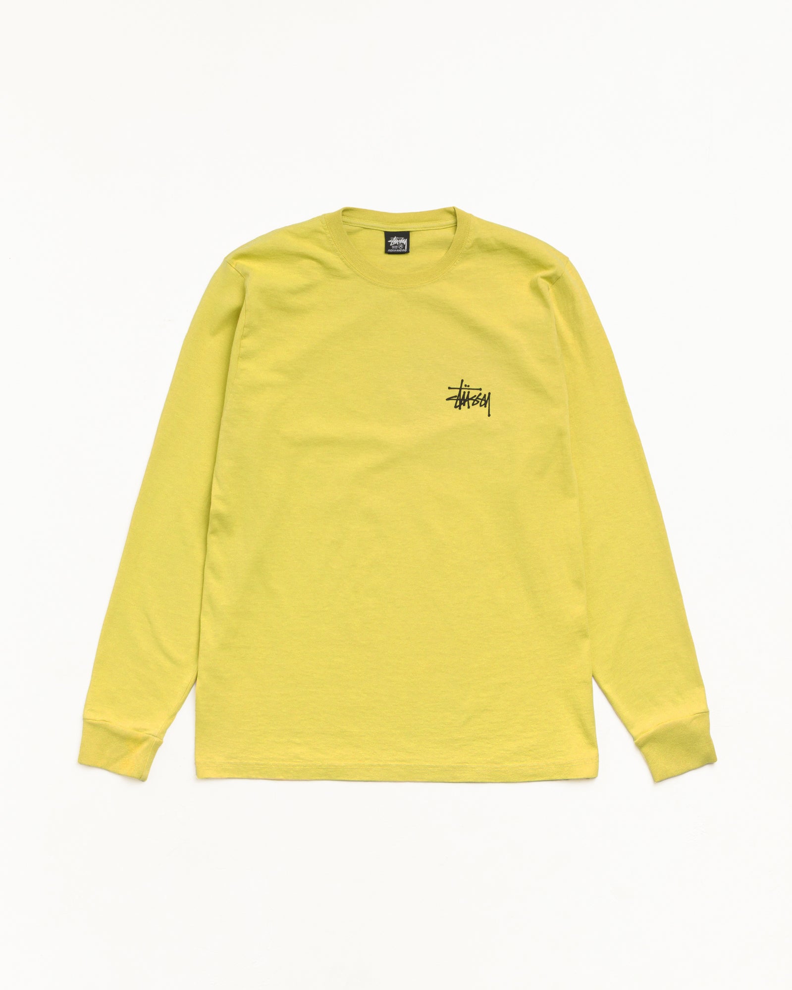 BASIC ST??SSY LS TEE PIGMENT DYED